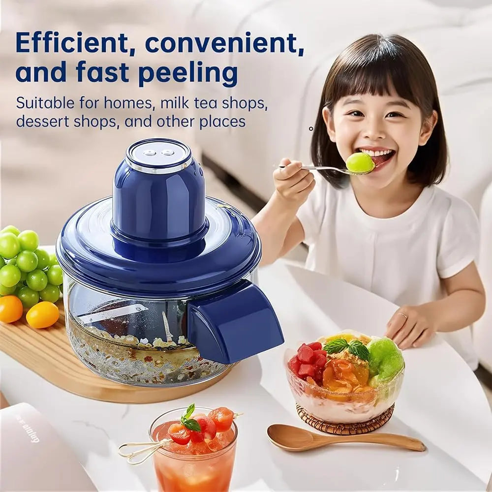 Grape Peeler Machine, Garlic & Cherry Tomato Peeler Skin Remover Tool for Small Fruits, Effortless Peeling for Home Kitchen