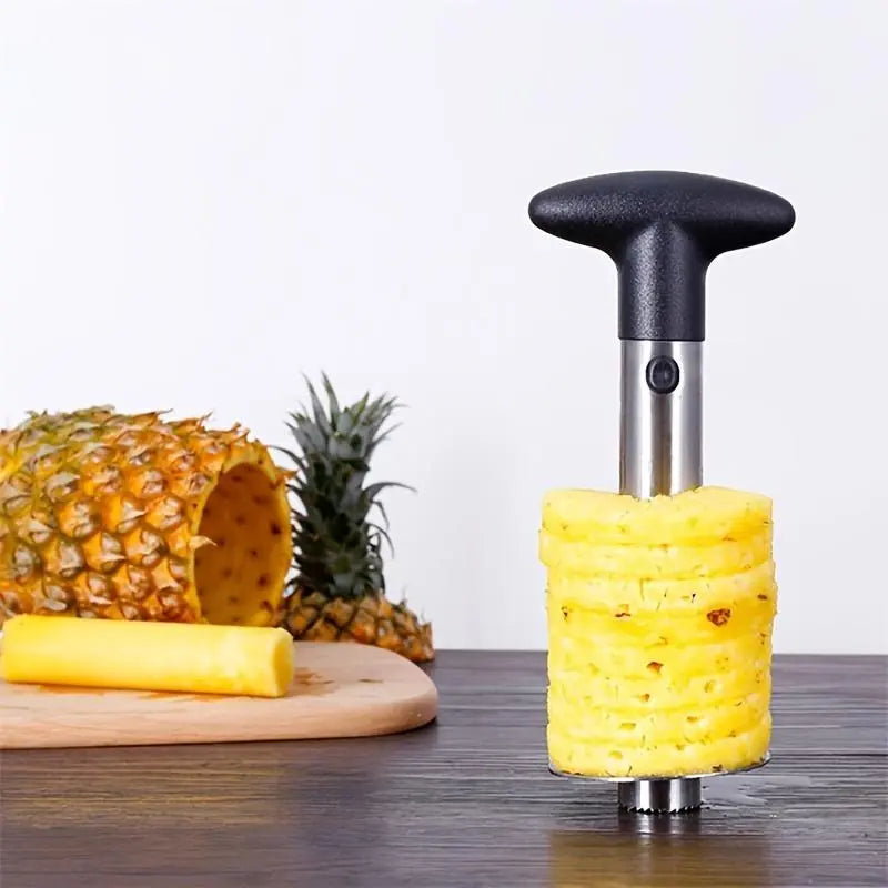 Pineapple Corer, 1 Count Stainless Steel Pineapple Tools, Pineapple Cutter for Home Kitchen, Fruit Vegetable Slicer, Summer for Gift