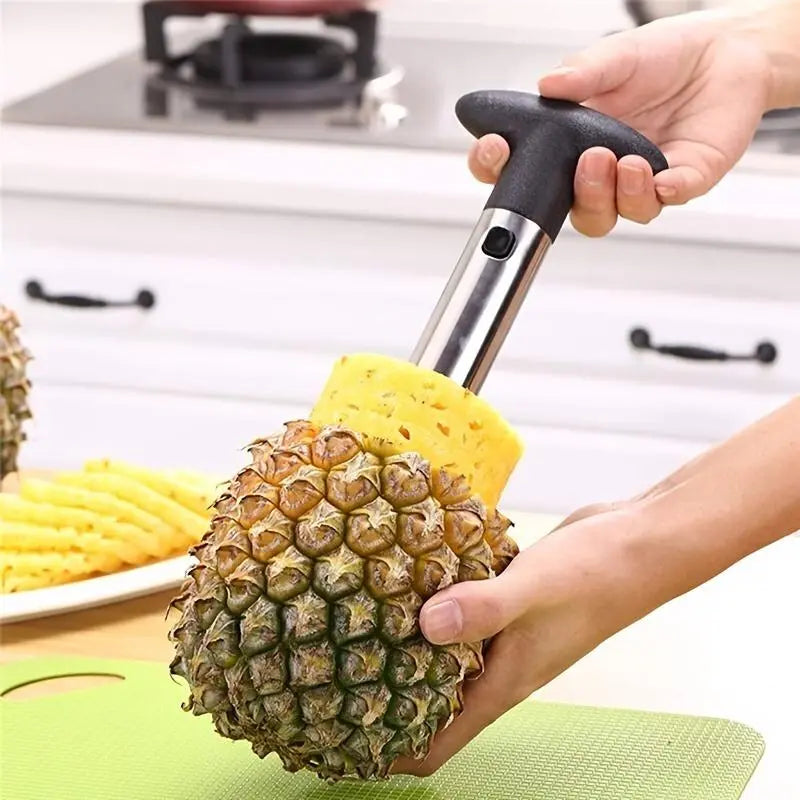 Pineapple Corer, 1 Count Stainless Steel Pineapple Tools, Pineapple Cutter for Home Kitchen, Fruit Vegetable Slicer, Summer for Gift